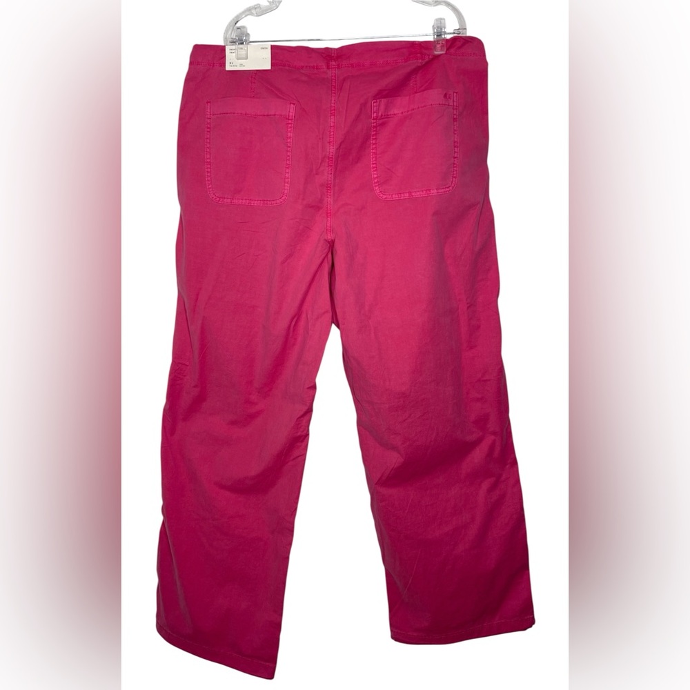 American Eagle AE Stretch Low-Rise Parachute Pant Pink Cargo XL Athleisure - Picture 5 of 16
